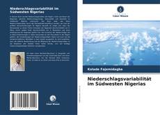 Portada del libro de Niederschlagsvariabilität im Südwesten Nigerias