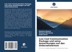 Portada del libro de Low Cost Communication Package und seine Auswirkungen auf das Unternehmertum