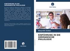 Buchcover von EINFÜHRUNG IN DIE GERMANISCHE PHILOLOGIE