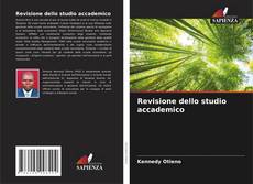 Revisione dello studio accademico kitap kapağı