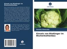 Buchcover von Einsatz von Biodünger im Blumenkohlanbau