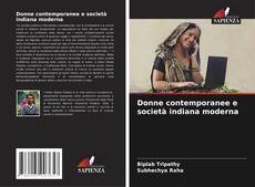 Capa do livro de Donne contemporanee e società indiana moderna 