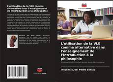 Portada del libro de L'utilisation de la VLE comme alternative dans l'enseignement de l'Introduction à la philosophie