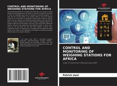 Portada del libro de CONTROL AND MONITORING OF WEIGHING STATIONS FOR AFRICA