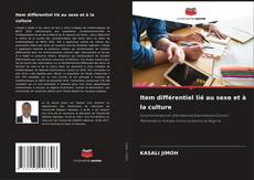 Bookcover of Item différentiel lié au sexe et à la culture