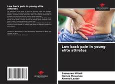 Portada del libro de Low back pain in young elite athletes