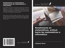 Buchcover von Rendimiento en matemáticas, actitud hacia las matemáticas e informática