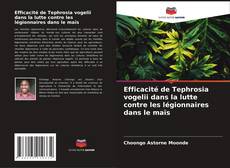 Portada del libro de Efficacité de Tephrosia vogelii dans la lutte contre les légionnaires dans le maïs