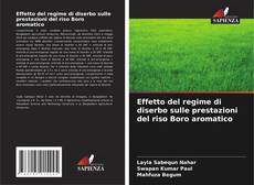 Capa do livro de Effetto del regime di diserbo sulle prestazioni del riso Boro aromatico 