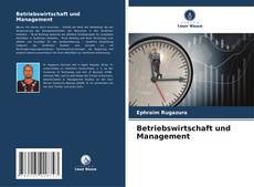 Betriebswirtschaft und Management kitap kapağı