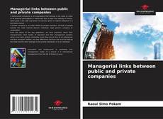 Bookcover of Managerial links between public and private companies
