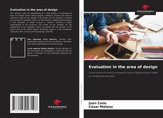Capa do livro de Evaluation in the area of design 