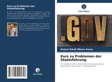 Bookcover of Kurs zu Problemen der Staatsführung