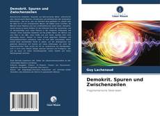 Buchcover von Demokrit. Spuren und Zwischenzeilen