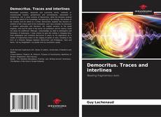 Copertina di Democritus. Traces and interlines