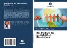 Buchcover von Das Studium der menschlichen Bevölkerung