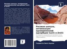 Buchcover von Рисовая шелуха, оптимизация одновременной адсорбции Cu(ii) и Zn(ii)