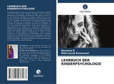 LEHRBUCH DER KINDERPSYCHOLOGIE的封面