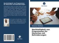 Portada del libro de Nachhaltigkeit von Programmen für Menschen mit Behinderungen