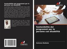Capa do livro de Sostenibilità dei programmi per le persone con disabilità 