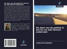 Portada del libro de De stem van de patiënt in het hiv en aids klinisch onderzoek