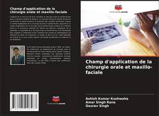 Bookcover of Champ d'application de la chirurgie orale et maxillo-faciale