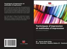 Capa do livro de Techniques d'impression et méthodes d'impression 