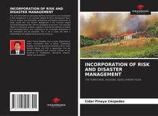 INCORPORATION OF RISK AND DISASTER MANAGEMENT的封面