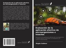 Buchcover von Evaluación de la aplicación efectiva de microorganismos e insectos
