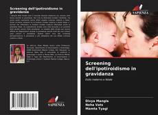 Capa do livro de Screening dell'ipotiroidismo in gravidanza 