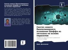 Portada del libro de Синтез нового биополимерного основания Шиффа из хитозана на основе пиразолов