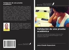 Bookcover of Validación de una prueba académica