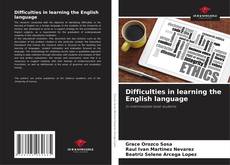 Portada del libro de Difficulties in learning the English language