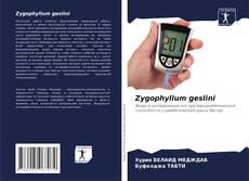 Capa do livro de Zygophyllum geslini 