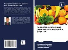 Portada del libro de Недорогая солнечная сушилка для овощей и фруктов