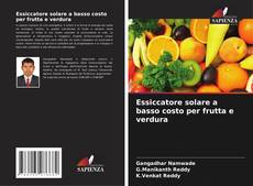 Buchcover von Essiccatore solare a basso costo per frutta e verdura