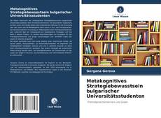 Copertina di Metakognitives Strategiebewusstsein bulgarischer Universitätsstudenten
