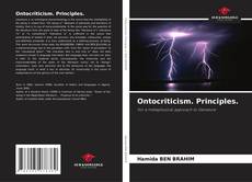 Bookcover of Ontocriticism. Principles.