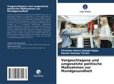Bookcover of Vorgeschlagene und umgesetzte politische Maßnahmen zur Mundgesundheit