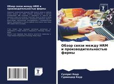 Bookcover of Обзор связи между HRM и производительностью фирмы