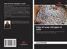 Copertina di Fate of urea nitrogen in soils