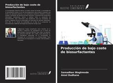 Buchcover von Producción de bajo coste de biosurfactantes
