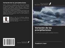 Variación de las precipitaciones kitap kapağı
