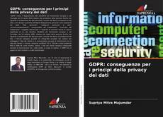 Buchcover von GDPR: conseguenze per i principi della privacy dei dati