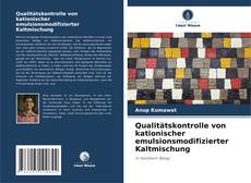 Buchcover von Qualitätskontrolle von kationischer emulsionsmodifizierter Kaltmischung