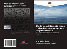 Buchcover von Étude des différents types d'alambics solaires et test de performance