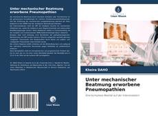 Unter mechanischer Beatmung erworbene Pneumopathien kitap kapağı