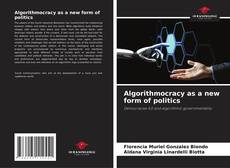 Capa do livro de Algorithmocracy as a new form of politics 
