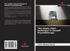 Portada del libro de The empty chair technique in Gestalt Psychotherapy