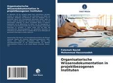 Buchcover von Organisatorische Wissensdokumentation in projektbezogenen Instituten